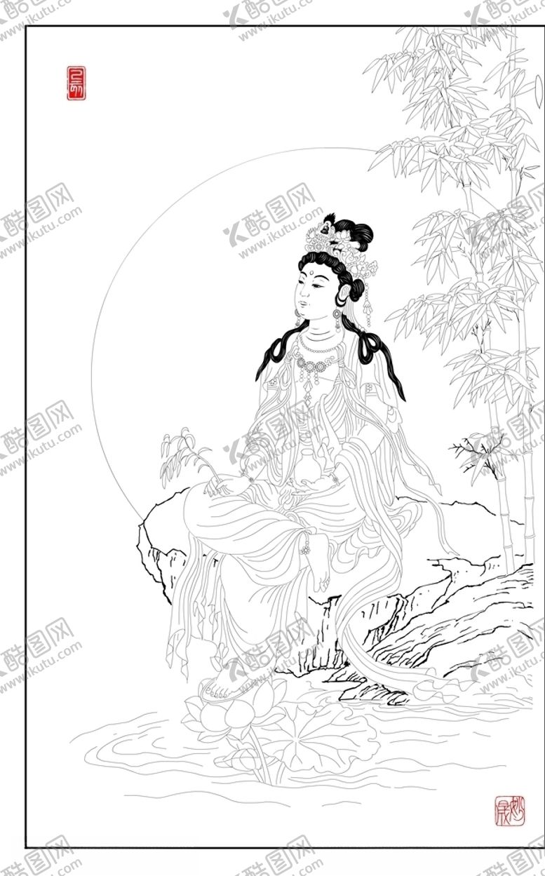 编号：49728010120040129563【酷图网】源文件下载-观音