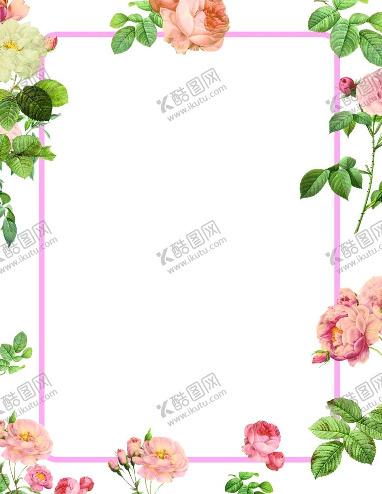 编号：53961701140802005851【酷图网】源文件下载-花朵边框