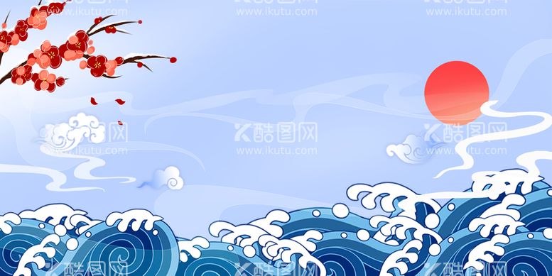 编号：88646711110754592732【酷图网】源文件下载-海浪背景