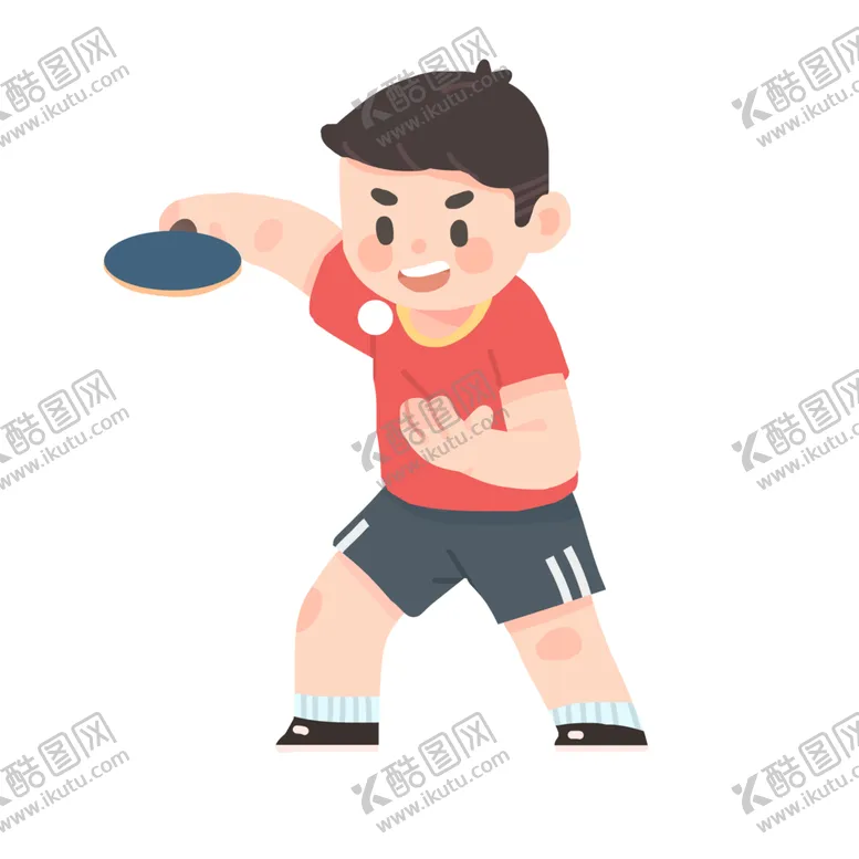 编号：25211702150620556966【酷图网】源文件下载-体育健身乒乓球插画社区免扣