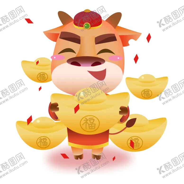 编号：37689504070243571273【酷图网】源文件下载-牛卡通形象(200)