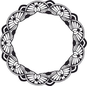 曼陀罗花纹