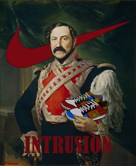 抱着帽子的将军宫廷油画装饰画