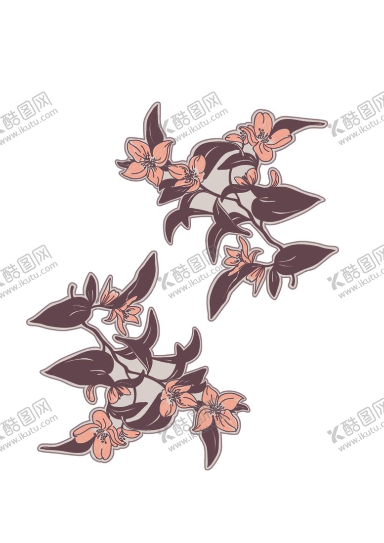 编号：92513806171405298364【酷图网】源文件下载-手绘花