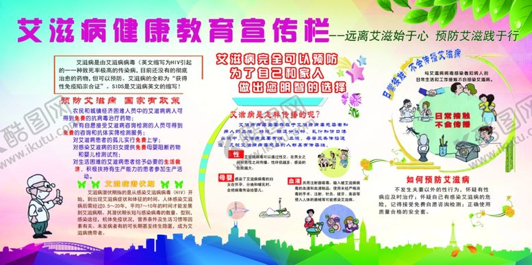 编号：40708406182308593650【酷图网】源文件下载-艾滋病预防展板