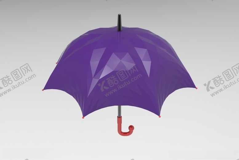 编号：88205406292353144176【酷图网】源文件下载-3D雨伞