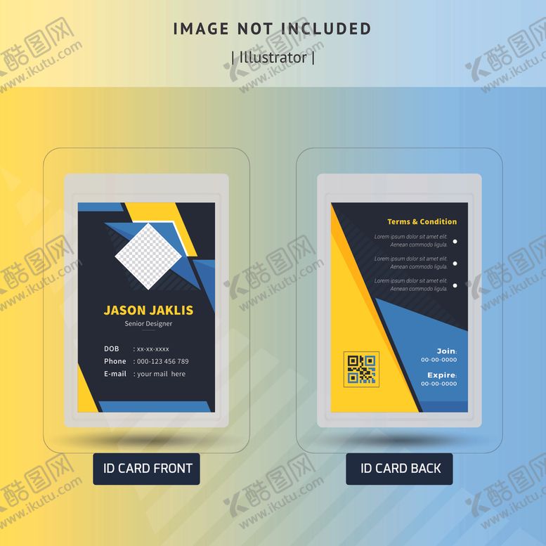 编号：52650009280822286771【酷图网】源文件下载-胸卡工作证