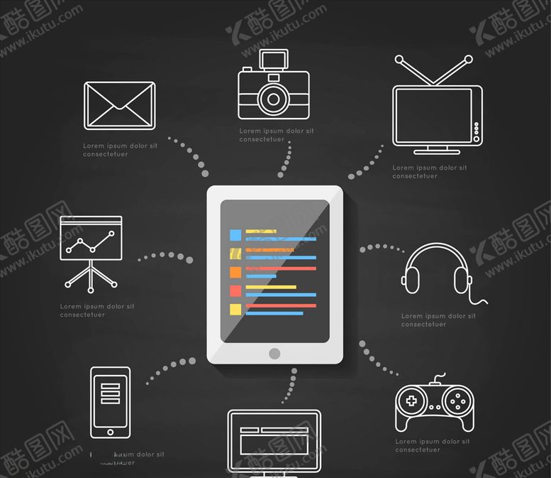 编号：95518309191149279102【酷图网】源文件下载-设备矢量信息图表