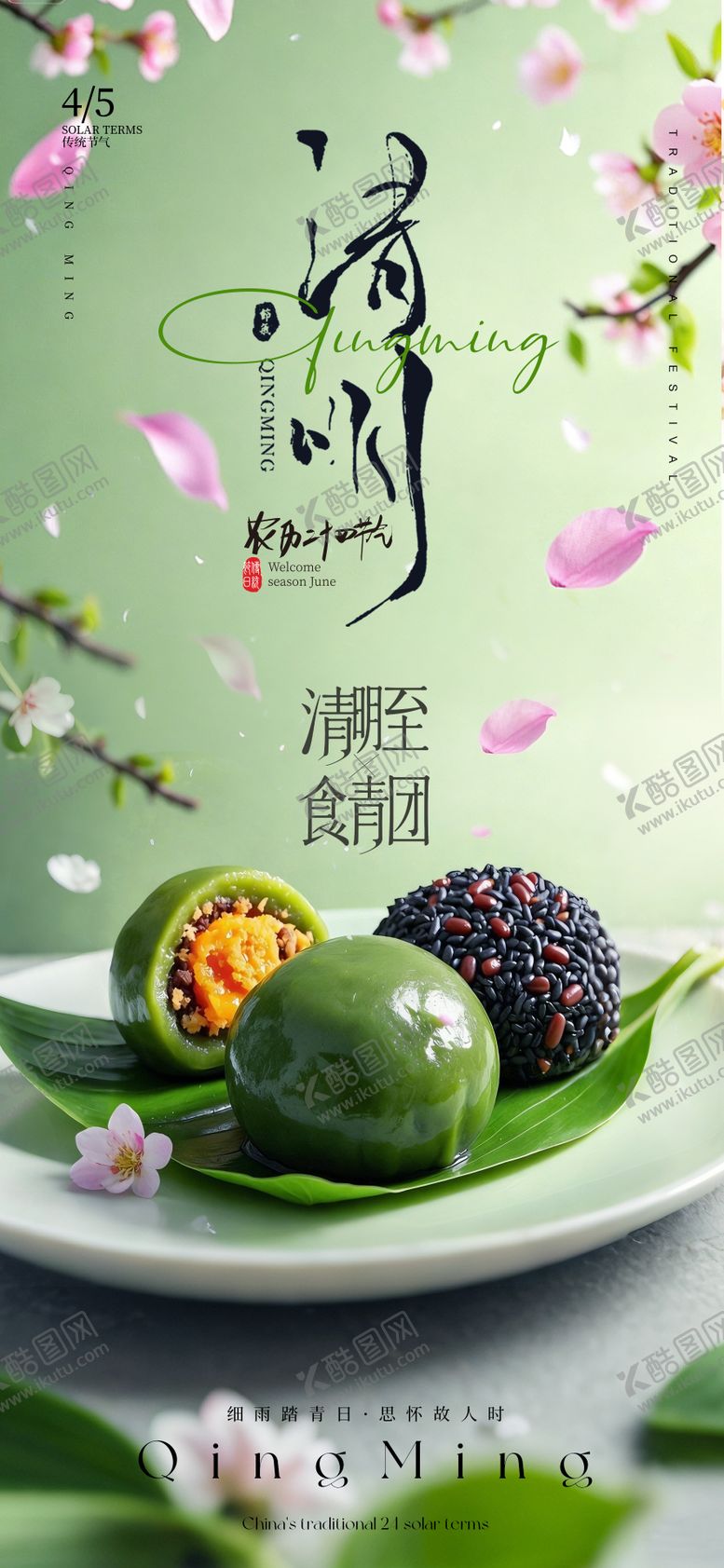 编号：63378603160227313257【酷图网】源文件下载-清明节气海报