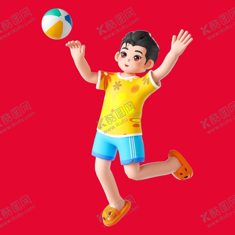 编号：65037202171847054598【酷图网】源文件下载-打球运动人物