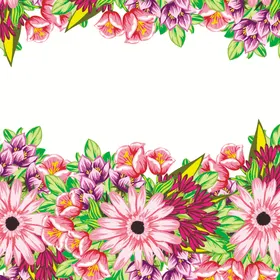 手绘花