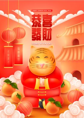 春节装饰素材传统新年图案