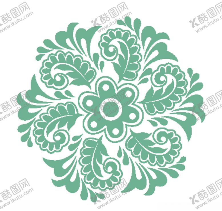 编号：48279110141535444220【酷图网】源文件下载-中古风花纹