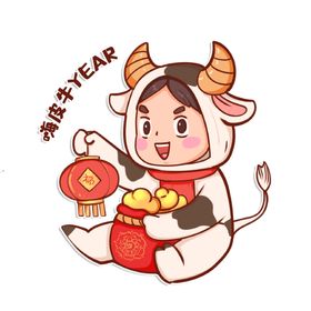 卡通牛形象