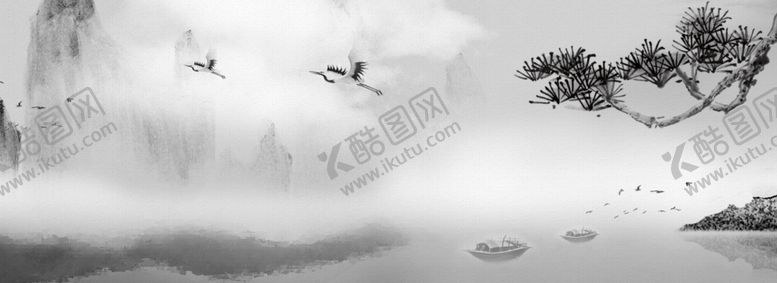 编号：74712610292133405589【酷图网】源文件下载-创意水墨画