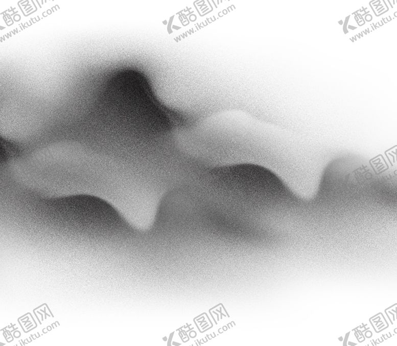 编号：81838010292220029764【酷图网】源文件下载-山水山脉笔墨模糊留白背景素材