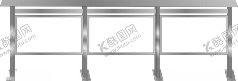 编号：68289110300619269234【酷图网】源文件下载-白钢宣传栏展板