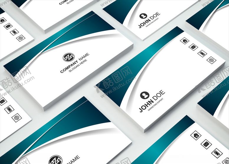 编号：69267309110010548535【酷图网】源文件下载-矢量名片模板