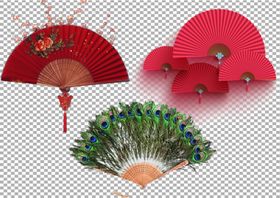 中国风扇子
