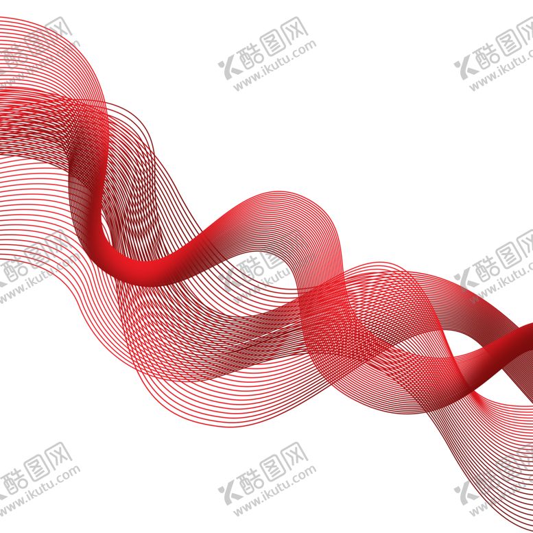 编号：89616907060325458041【酷图网】源文件下载-红色飘带