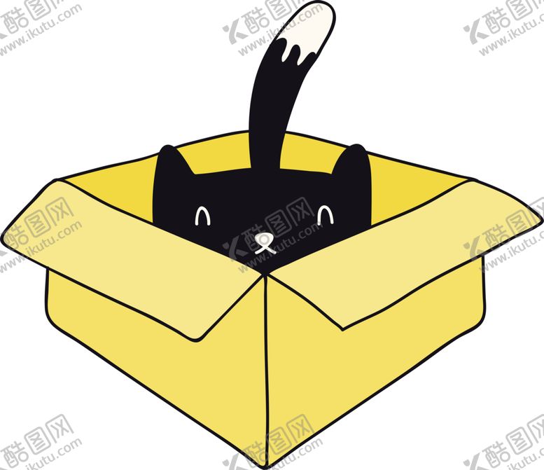 编号：24616609131345057076【酷图网】源文件下载-手绘卡通猫