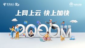 电信2000m云宽带主画面