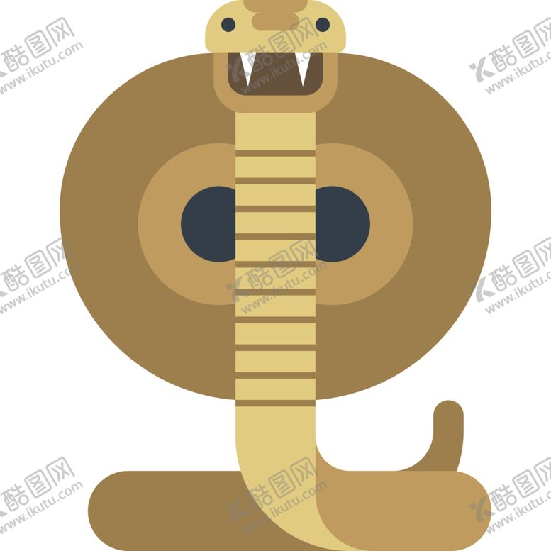 编号：17147810171049136774【酷图网】源文件下载-毒蛇动物标志图形图标装饰素材