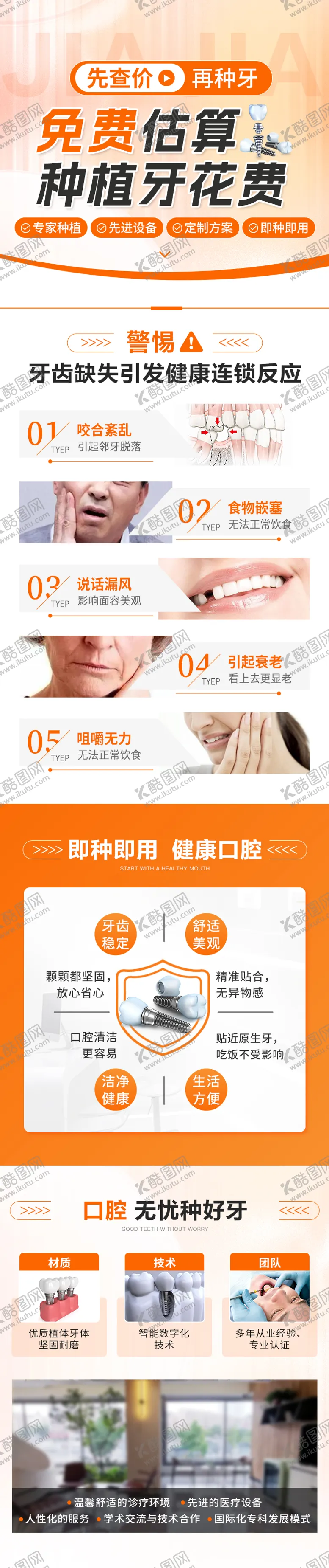 编号：60668804150223593237【酷图网】源文件下载-种牙报价长图