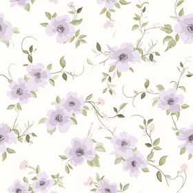 淡粉花卉图案背景