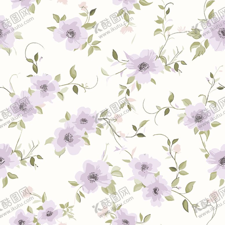 编号：48502004050113504162【酷图网】源文件下载-淡粉花卉图案背景