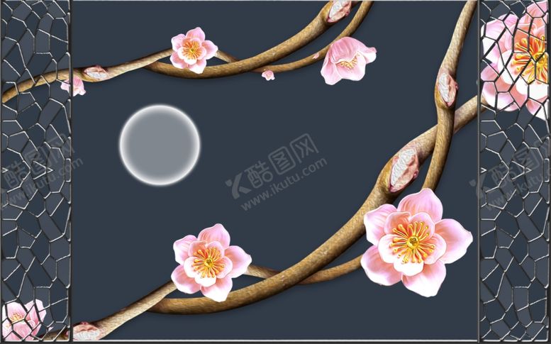 编号：39889204291019537747【酷图网】源文件下载-花鸟工笔画