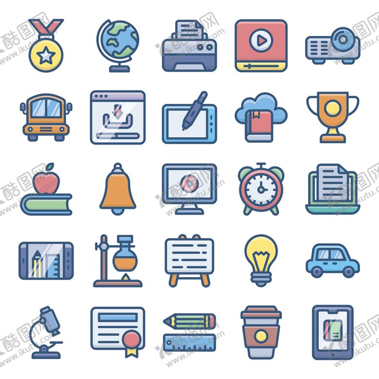 编号：98761209200123367139【酷图网】源文件下载-文体图标