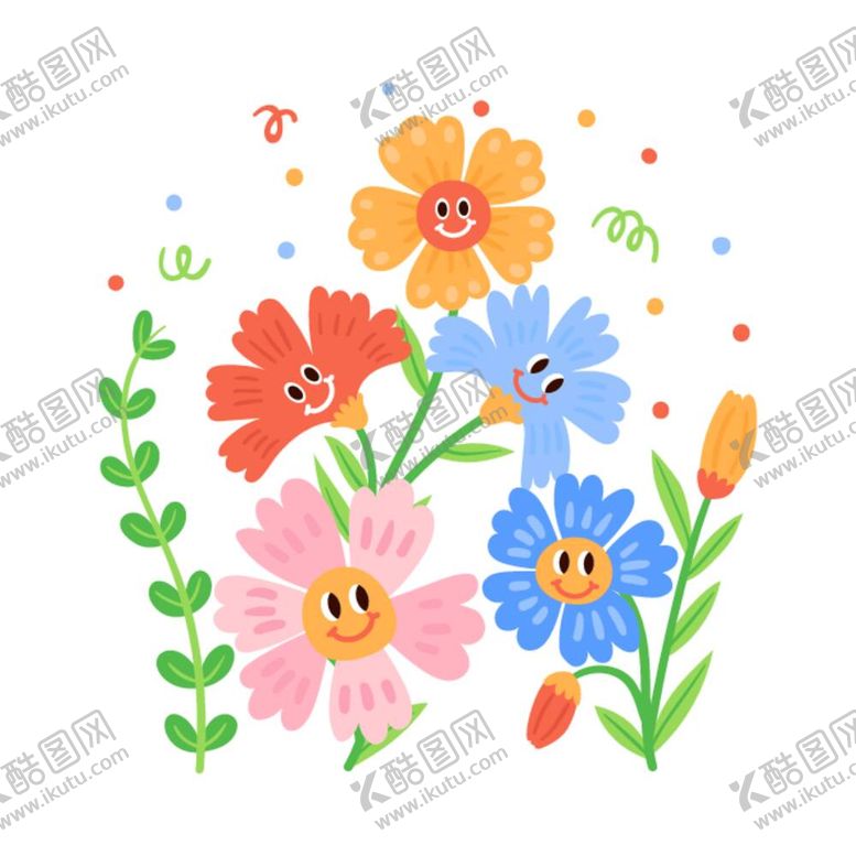 编号：74227612010702469006【酷图网】源文件下载-卡通花朵