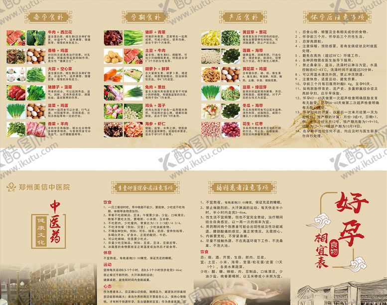 编号：64685106240556431062【酷图网】源文件下载-中医药健康文化好孕食物