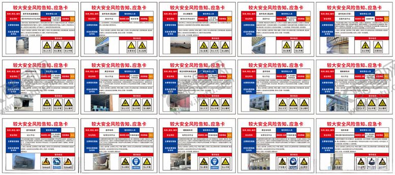 编号：19348410150119297559【酷图网】源文件下载-较大安全风险告知应急卡