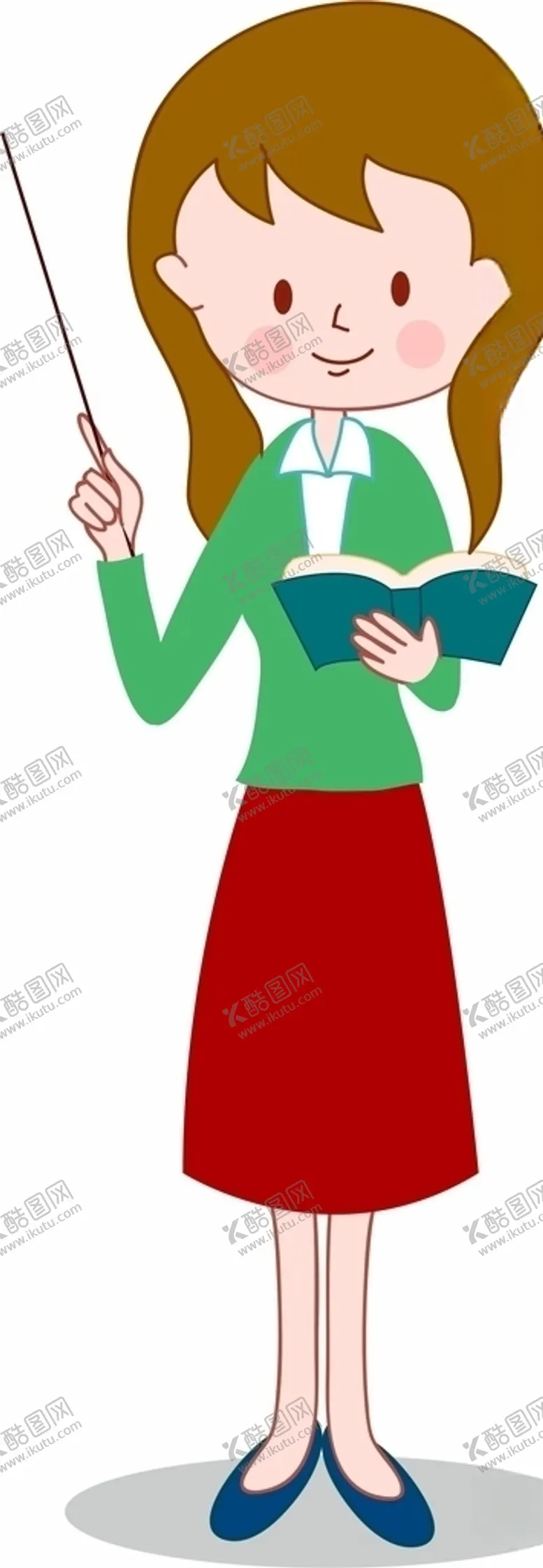 编号：32025506282028061204【酷图网】源文件下载-卡通教师