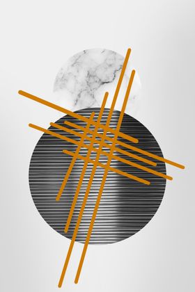 抽象几何装饰画