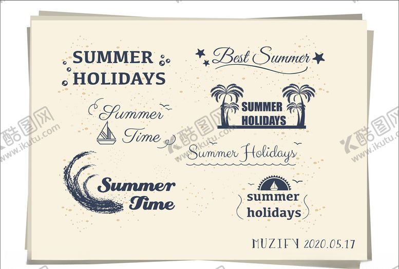 编号：60865010092118014515【酷图网】源文件下载-海滩假日标题设计