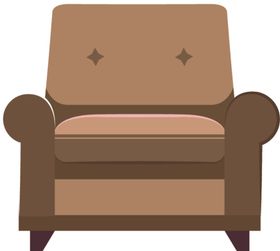 家具插画室内装潢室内布置