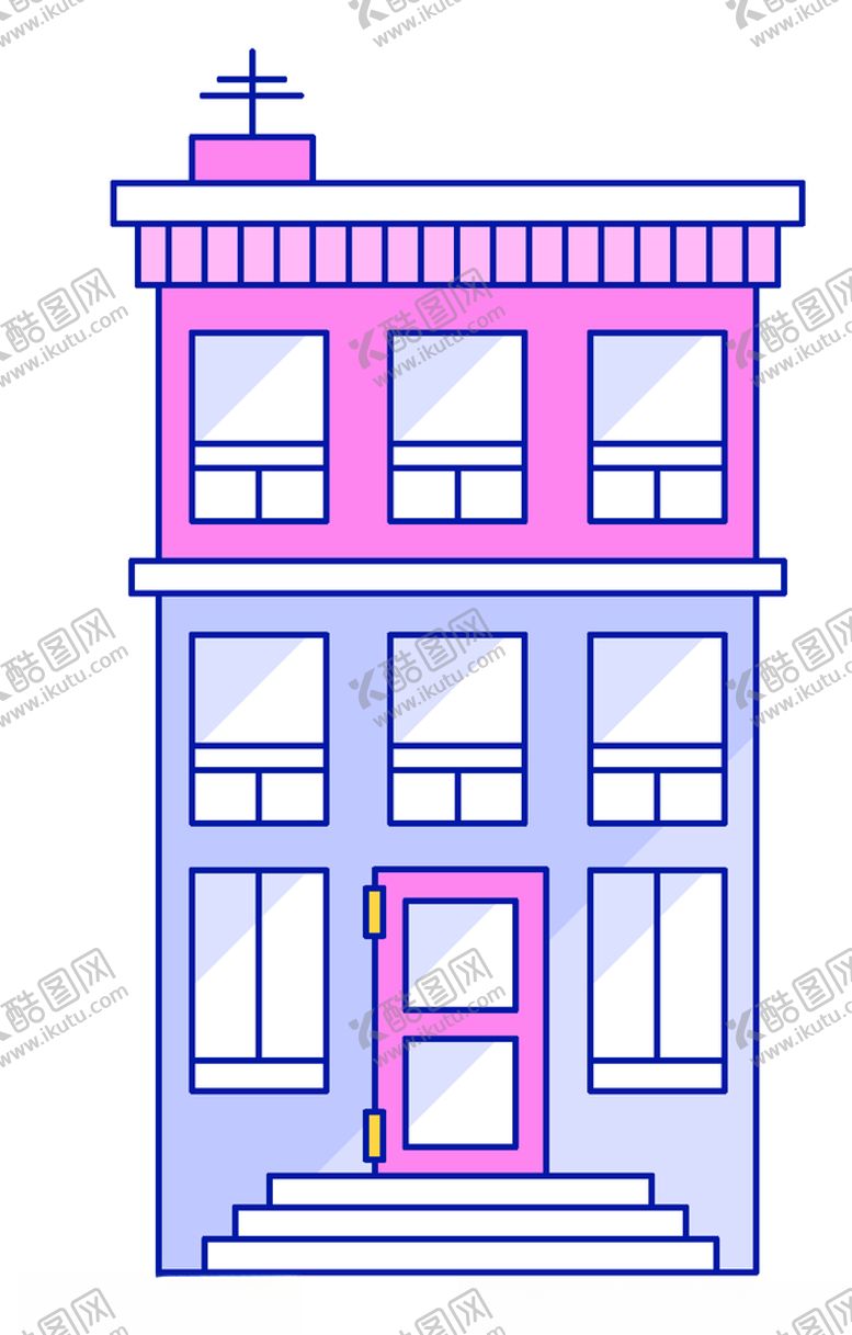 编号：75014610080815115203【酷图网】源文件下载-手绘时尚建筑