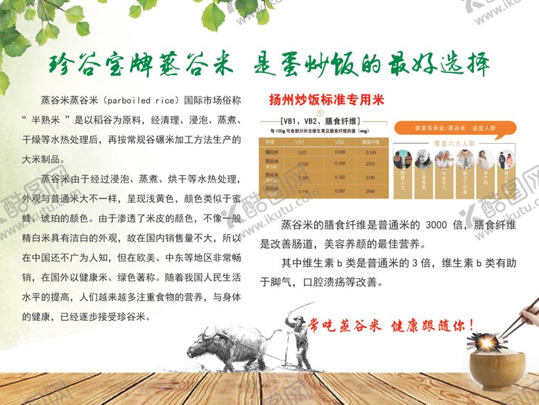 编号：93835410150412425884【酷图网】源文件下载-蒸谷米