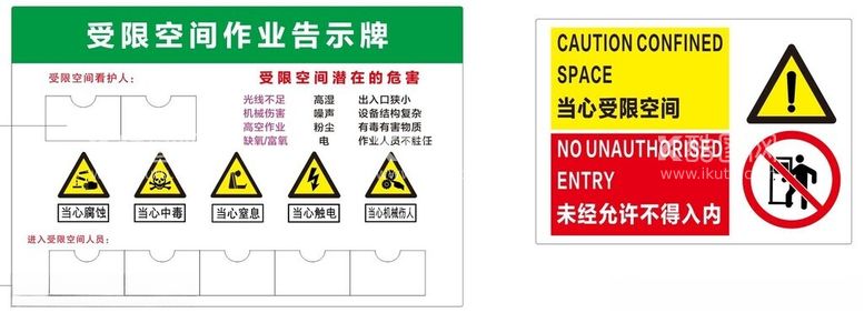 编号：91692812121238458478【酷图网】源文件下载-受限空间展板