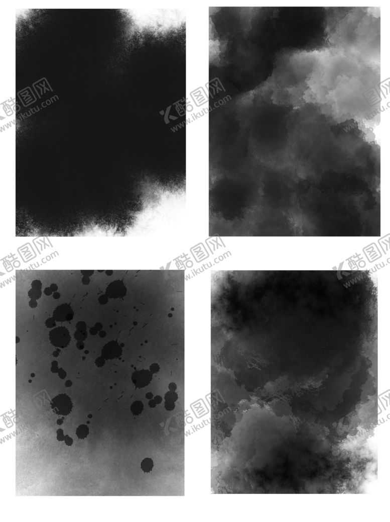 编号：53625305150413189072【酷图网】源文件下载-水墨素材毛笔画素材墨迹素材