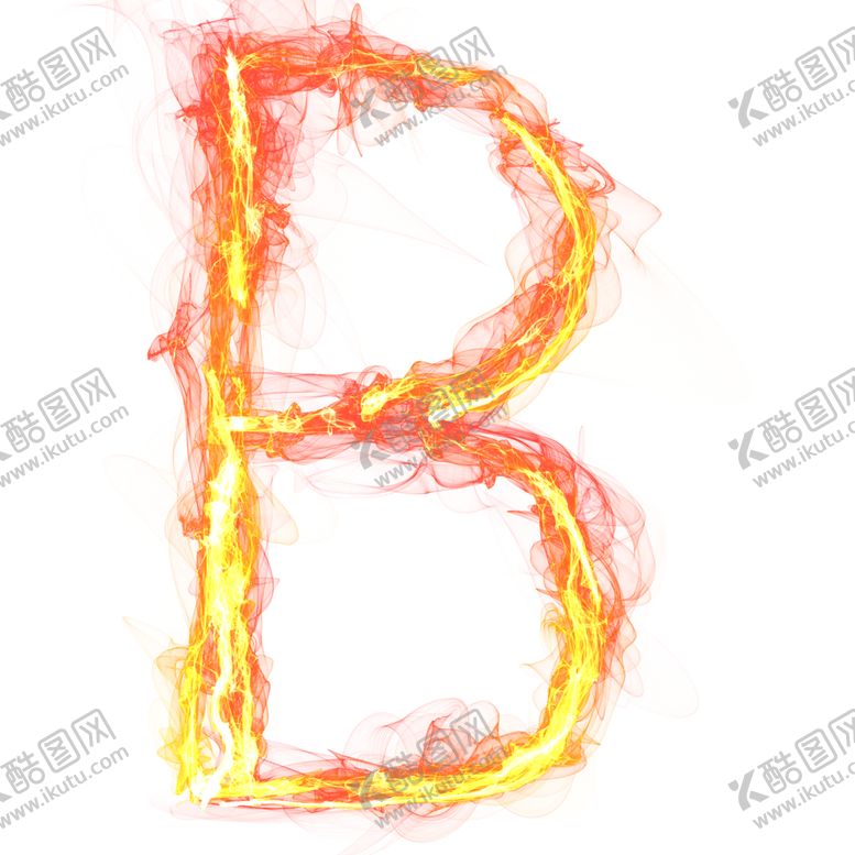 编号：13214510181900275495【酷图网】源文件下载-字母B火焰特效