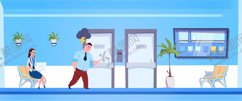 编号：60690701300656394808【酷图网】源文件下载-医院插画