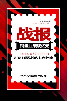 企业创新时尚大气喜报通报海报