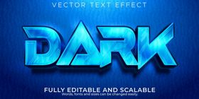 3D字体设计效果创意发光