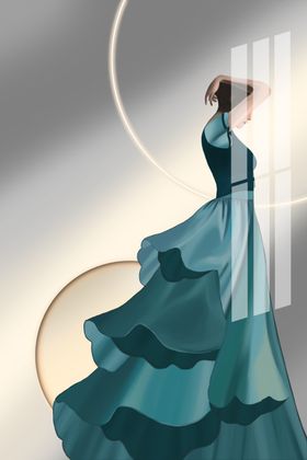 美女装饰画