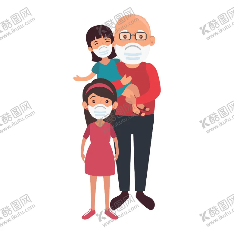 编号：43550407030813151886【酷图网】源文件下载-戴口罩的人物