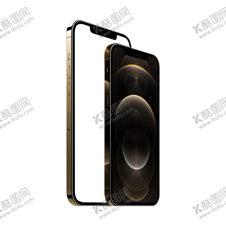 编号：79493305070317085304【酷图网】源文件下载-iphone12金色苹果手机